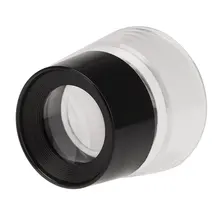 EWS-10X Multifunctional Cylinder Eye Magnifier Magnification Glass Loupe Lens Magnifying Tool for Jewelry Watch Coin Stamp Bla