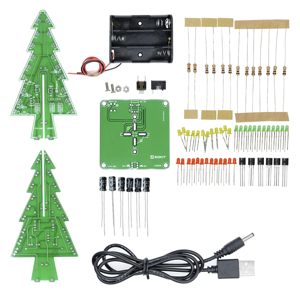 Three Dimensional 3d Christmas Tree Led Diy Kit Red Green Yellow Led Flash Circuit Kit Electronic Fun Suite Holiday Decoration Trees Aliexpress Three Dimensional 3d Christmas Tree Led Diy Kit Red Green Yellow Led Flash Circuit Kit Electronic Fun Suite Holiday Decoration Trees Aliexpress