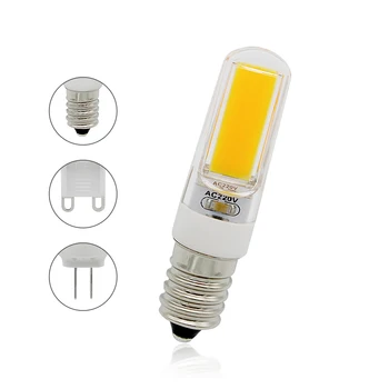 

G4 G9 E14 AC 220V DImmable Light 3W COB 2609 Lampshade LED Bulb 360 Beam Angle Replace Halogen Crystal Spotlight Chandelier