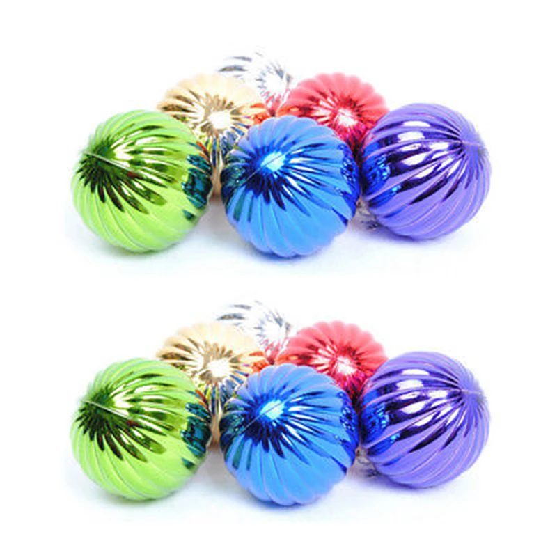 

Pumpkin Ball Bauble Xmas Party Hanging Ball Ornament Decorations Gift Christmas Tree Decor For Home Christmas Decorations
