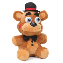10.6 polegada pesadelo freddy fazbear brinquedos de pelúcia cinco noites no freddy macio peluche peluche bonecas animais de pelúcia fnaf