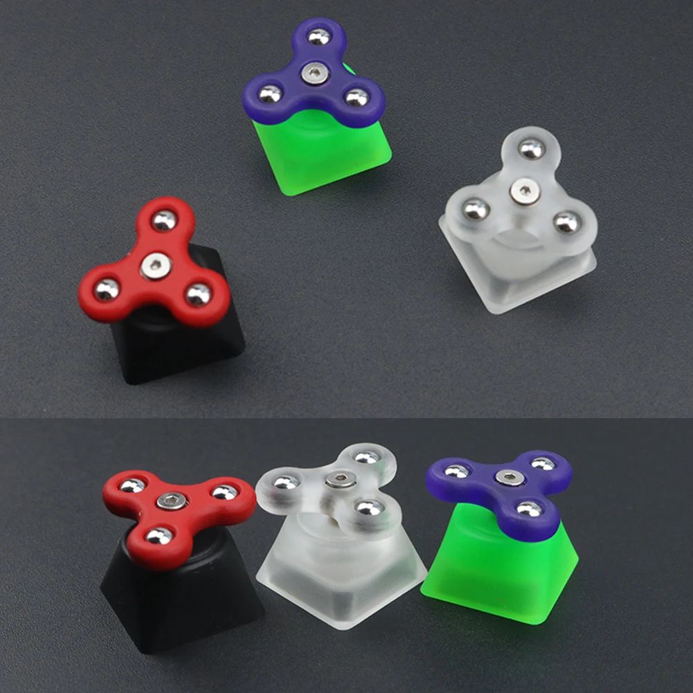 Eva Dota Fingertip Gyro Прозрачный ключ крышка s смола OEM R4 красочный поворотный ключ крышка для вишневого переключателя механическая клавиатура