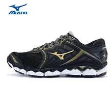 Mizuno Для мужчин волна небо Бег бег Обувь дышащая Подушки спортивные Обувь комфорт Спортивная обувь j1gc170250 xyp576