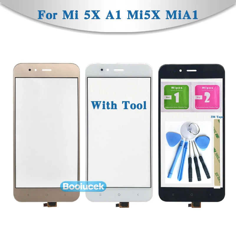 Запасной сенсорный экран 5 дюйма для Xiaomi Mi 5X A1 Mi5X MiA1 дигитайзер сенсор внешняя