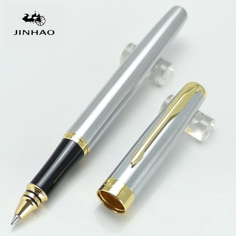 

Baoer 388 Gold Clip 5 colours Business Metal Fountain Pen Nib Medium Gold Trim Arrow Clip School Supplies Hot
