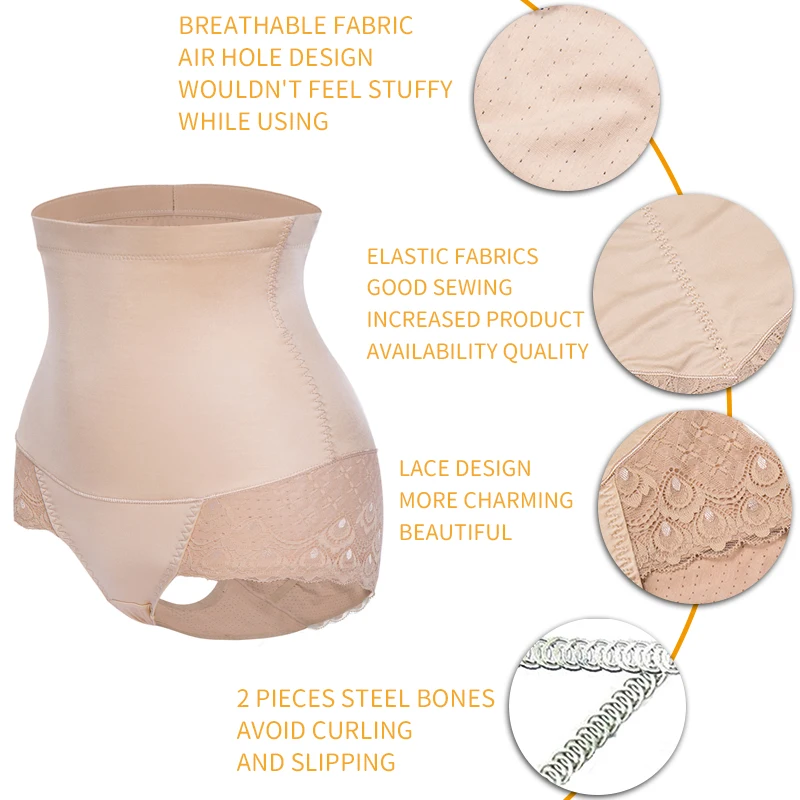 High Waist Shapewear Butt Lifter Tummy Control Panties Body Shaper Slimming Underwear Waist Trainer Butt Lifter Modeling Shorts shapewear panties butt hip enhancer