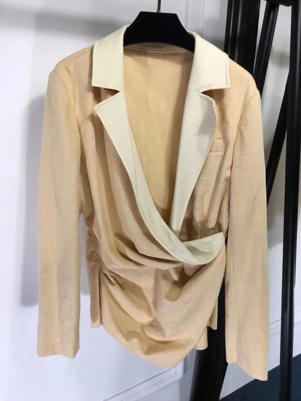 Женское пальто с длинным рукавом сексуальное v-образный вырез 2019 весна лето новая стильная женская верхняя одежда куртка