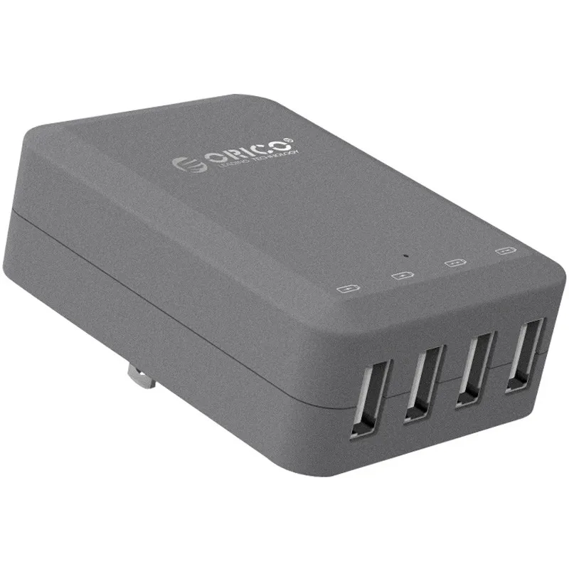 ORICO 4 порта USB Смарт зарядное устройство настенное зарядное устройство складной разъем дизайн для телефона/Pad США штекер
