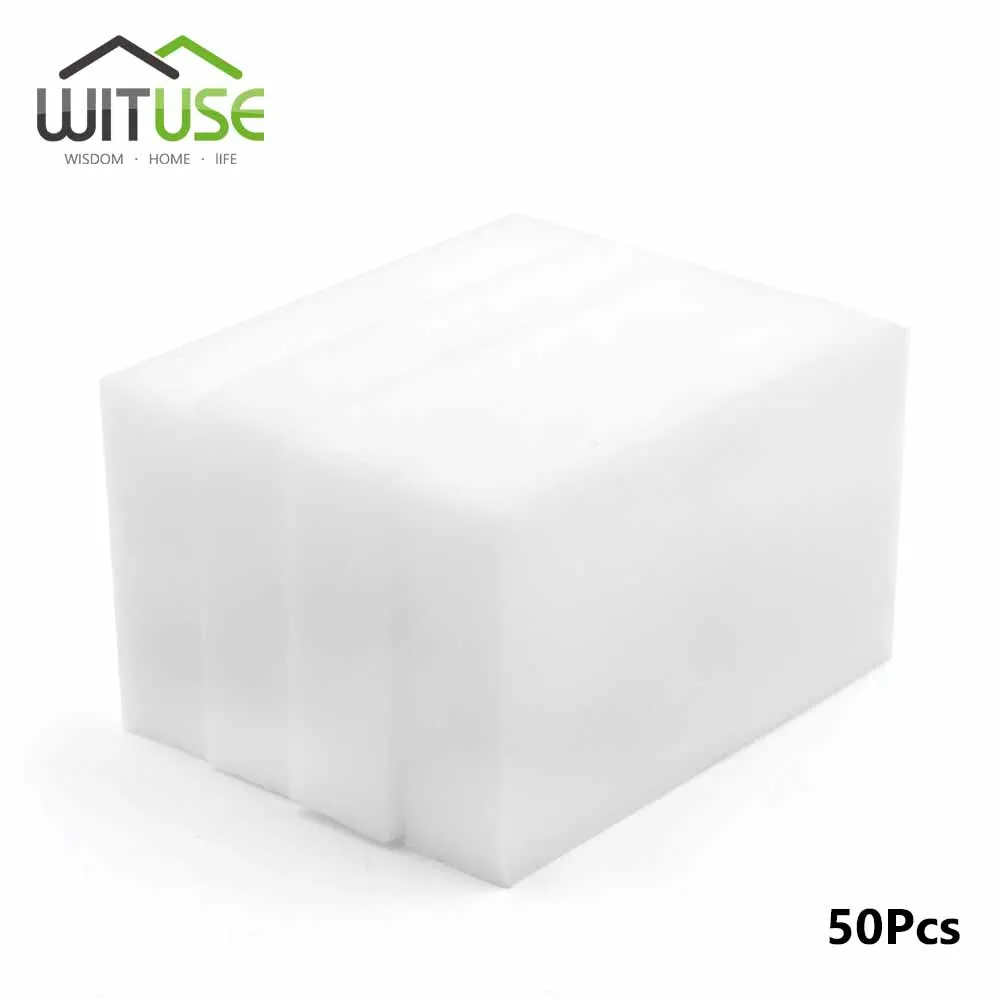 

50PCS Packs Magic Cleaning Eraser Sponge Magic Eraser Sponge Foam Cleaning Melamine Foam for Kitchen Bathroom Furniture Car
