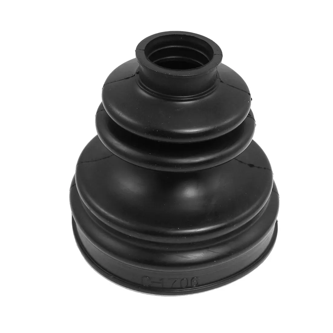 UXCELL Inner Drive Shaft Cv Joint Boot Dust Shield Cover Black For A6