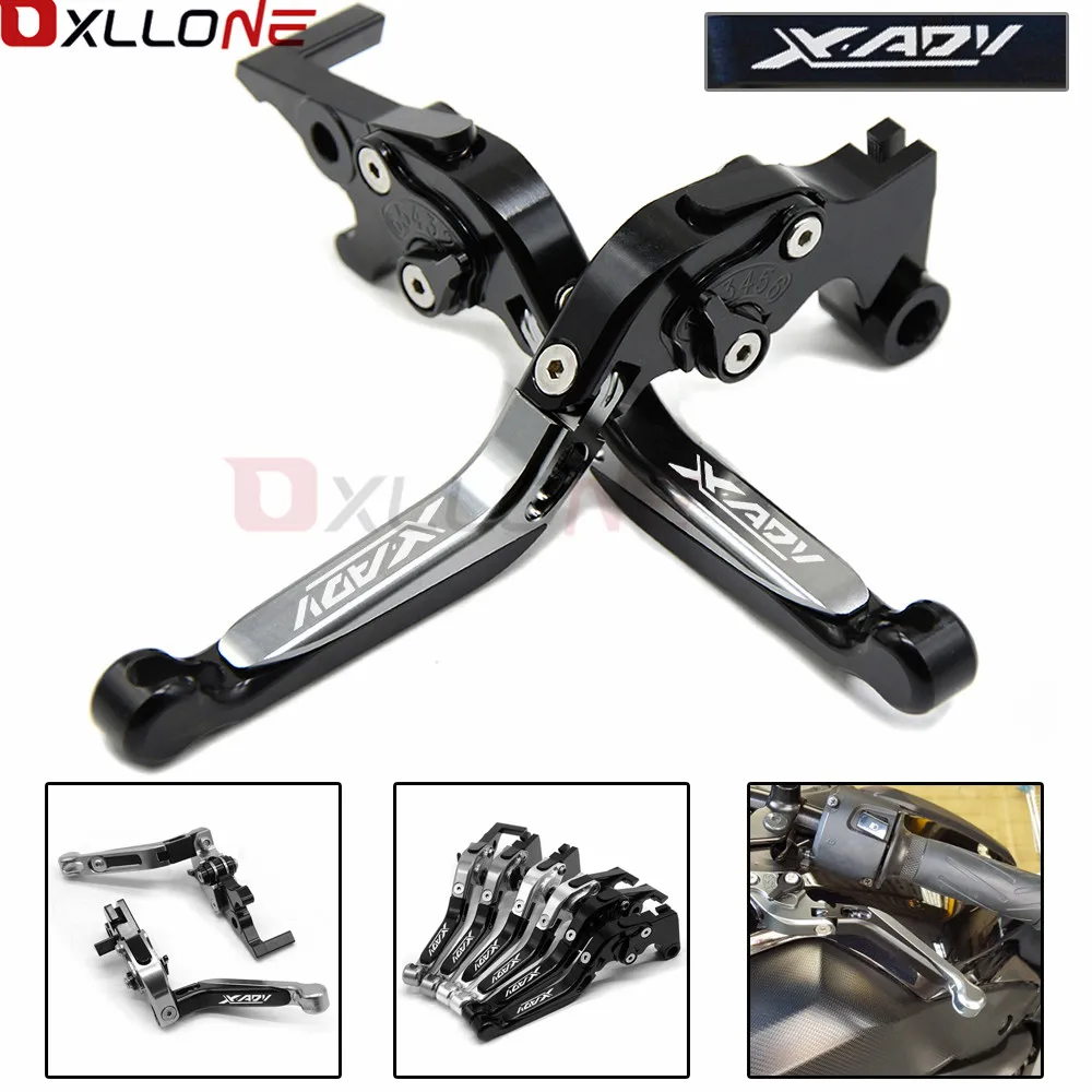 

CNC Aluminum Moto Brake Clutch Levers For Honda X-ADV 750 XADV X ADV 750 2017 2018 Motorcycle Adjustable Brakes With XADV Logo