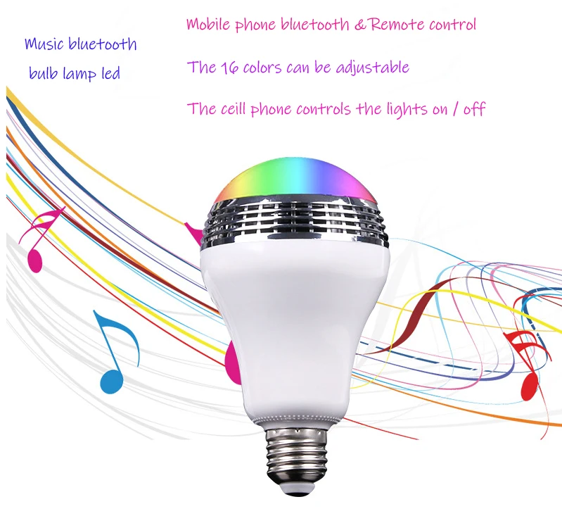 Music blutooth light bulb