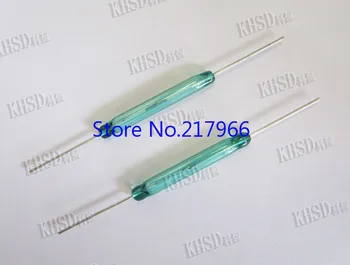 

10PCS ,Cheap promotional Domestic normally open reed pipe magnetron tube length 4X28mm Green Spot, Free Shipping