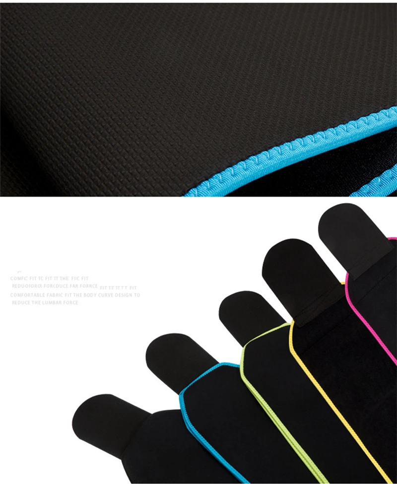 Adjustable Waist Tummy Trimmer Slimming Sweat Belt Fat Burn Shaper Wrap Band Weight Loss Exercise Men Women (25)