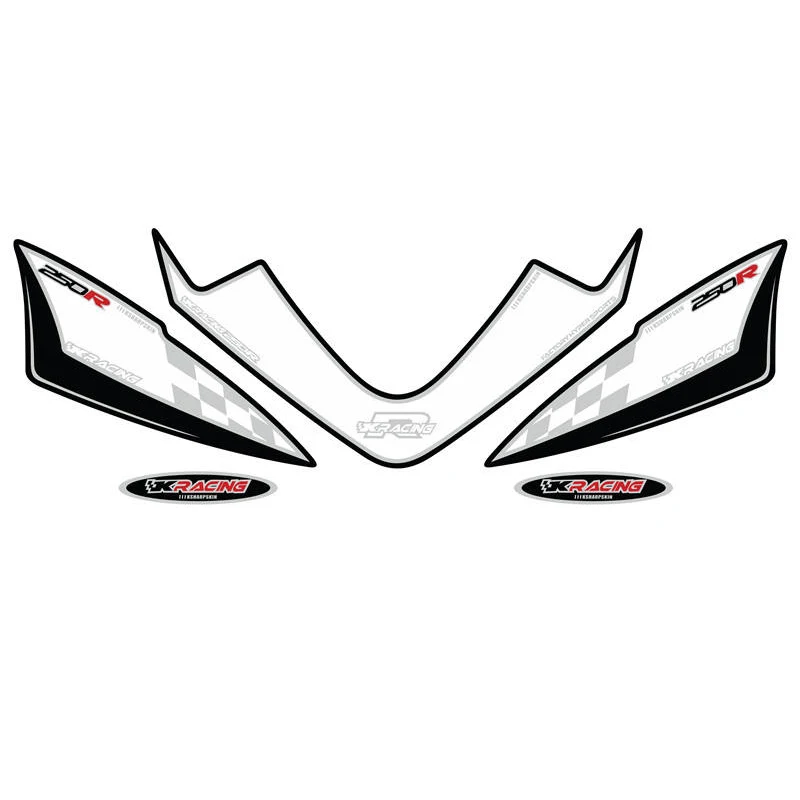 

Front Fairing Motor Number Board 3D Gel Protector for KAWASAKI 250R 2008-2009