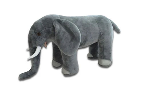 Dorimytrader 1 pc Pop Cute Anime Elephant Plush Toy Stuffed Animals Elephant Chair Doll for Kids Decoration DY61803