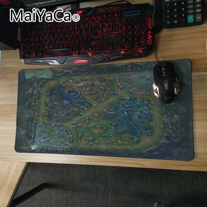 Map of the world gamer Mouse pad Mousepad keyboard mat for Notebook Computer Map Diy Custom (1)