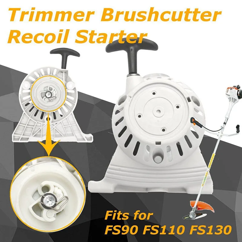 Recoil Starter Assy Fit For Stihl FS90 110 130 KM90 String Trimmer Brushcutter