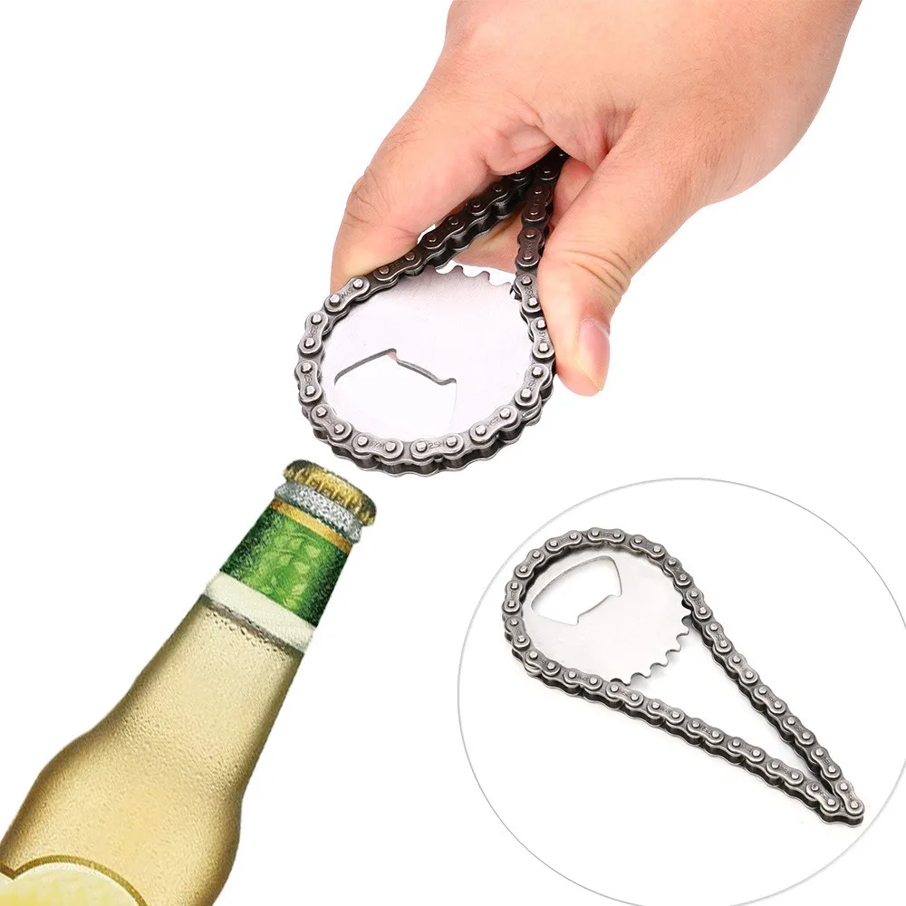 

Bike Bicycle Chain Bottle Opener Bar Drinks BBQ Beer Novelty abridor para regalar bottle opener keychain wine can-opener