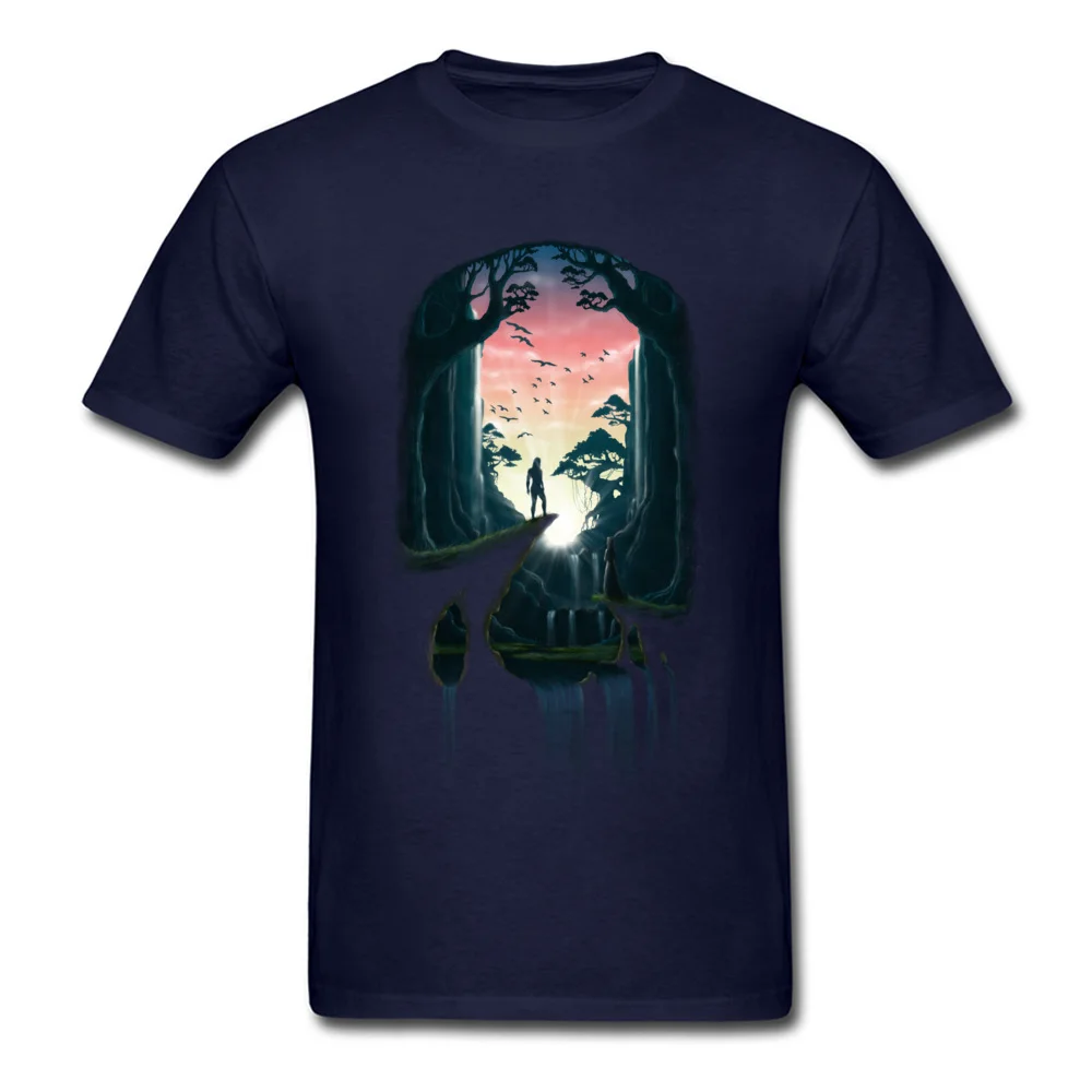 The Encounter T Shirt Short Sleeve Custom 2018 Men VALENTINE DAY Tops T Shirt Custom Tshirts O-Neck Pure Cotton The Encounter navy