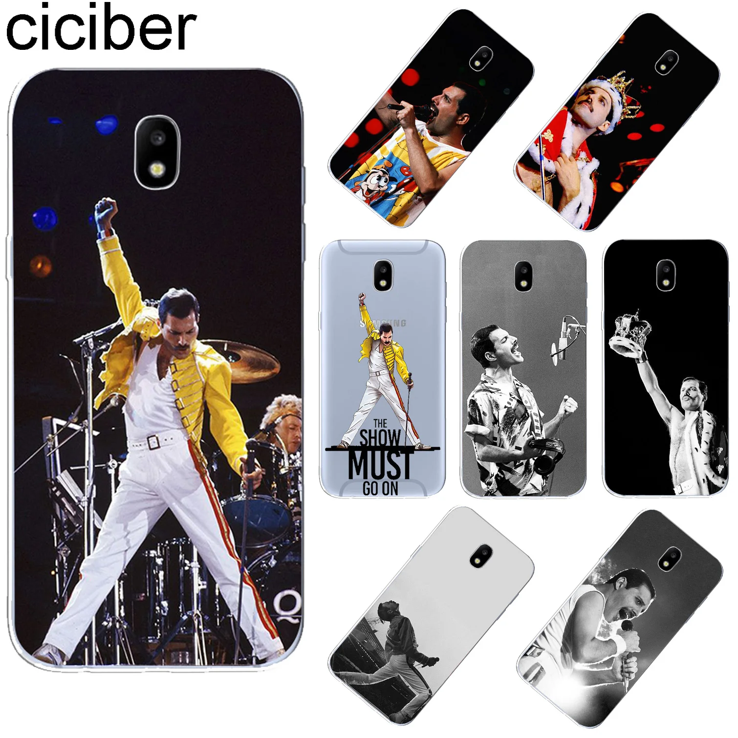 

ciciber For Samsung Galaxy J 5 2 3 4 1 6 7 8 Pro Core Prime mini Plus 2016 2017 2018 Soft TPU Phone Cases Freddie Mercury Fundas