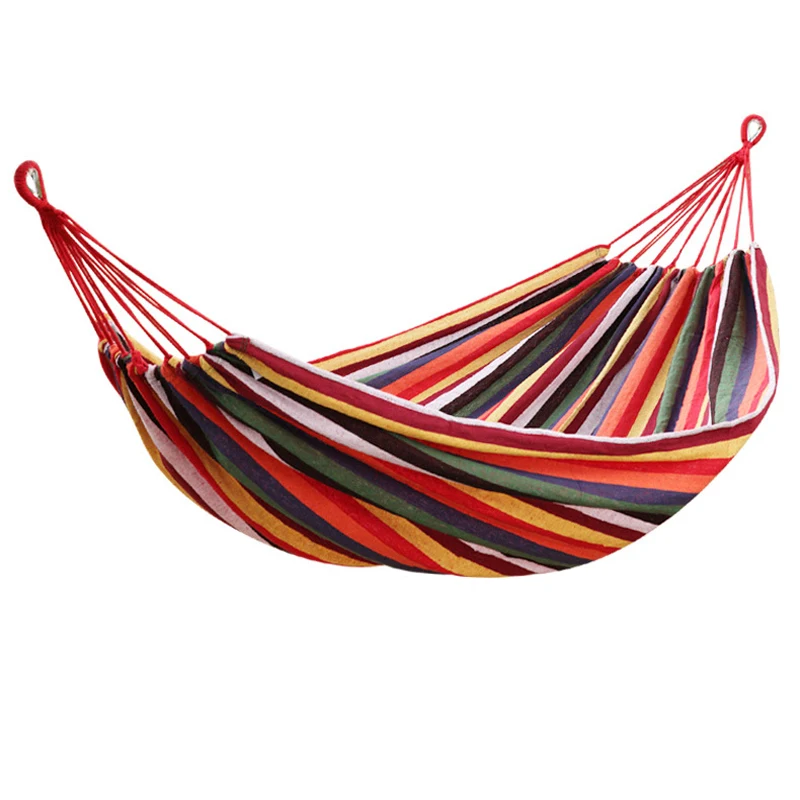 

Outdoor Portable Camping Hammock Leisure Single Double Hammock Garden Swing Picnic Mat Dormitory Hanging Bed Soft Bed Thickening