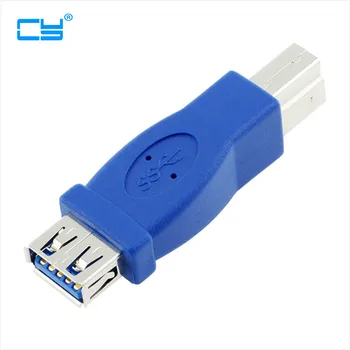 

USB 3.0 Type A Female to Type B Male Plug Connector Adapter USB3.0 Converter Adapter AF to BM
