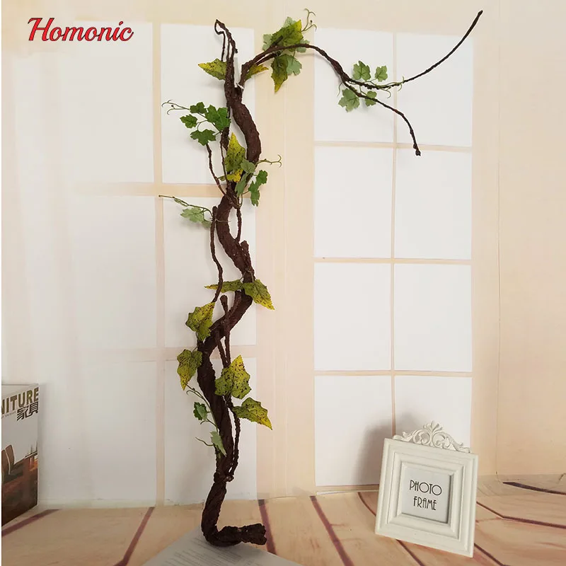 Hermosa decorativa artificial árboles largo suave de plástico seca rama de árbol de boda casa Decoration110 140 180 cm P35