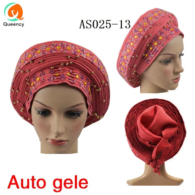 Африканский уже сделанный Aso oke головной убор авто желе для свадьбы и вечеринки