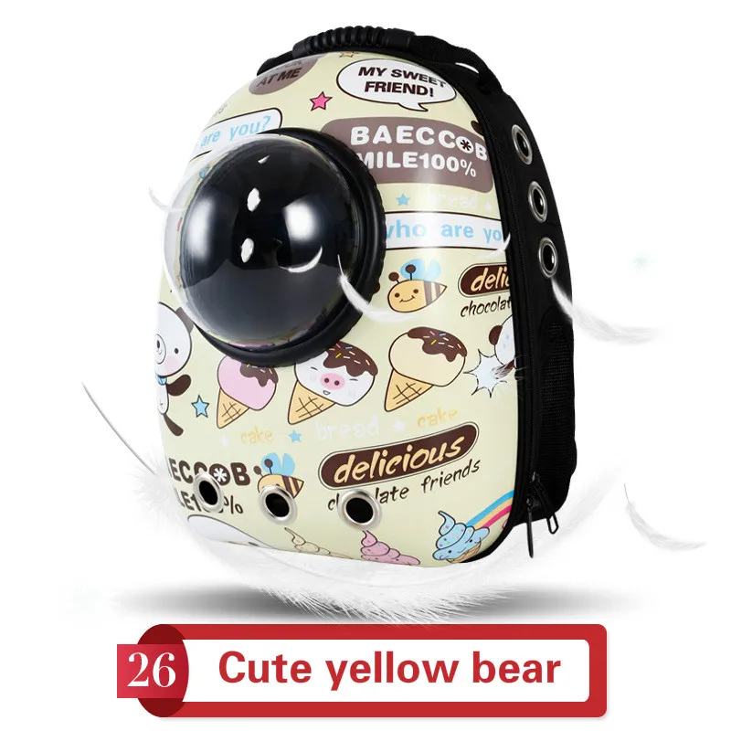 

Pet space backpack portable pet bag breathable cat dog supplies