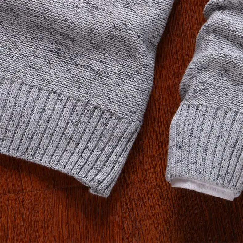MuLs Brand Crew-Neck Sweater Men Pullover Autumn Winter Thick knit Stripe Male Sweater Jumpers Cotton O Man knitwear 2019 Spirng 10