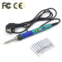 Cxg 936d led digital temperatura constante ajustável profissional ferro de solda elétrica 220v 110v 60w retrabalho ferramenta de solda
