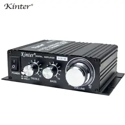 Kinter K3118 Цифровые усилители класса d играть стерео аудио звук с AUX вход 2.0CH 20 Вт использовать tpa 3118 IC алюминиевый корпус