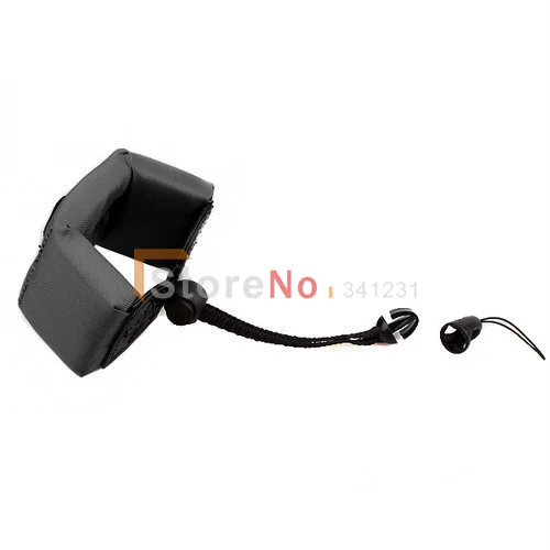 Черный водонепроницаемый ремешок для дайвинга плавающая пена ремешки, подходящие для цифровой камеры Can& n Nik& n S& ny samsung с номером отслеживания