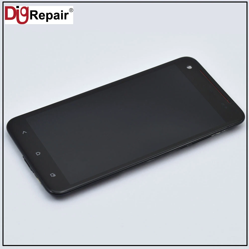 

100% New Black For HTC Droid DNA ADR6435 LCD Display+Touch screen with Digitizer Assembly + frame with "Verizon", Free shipping