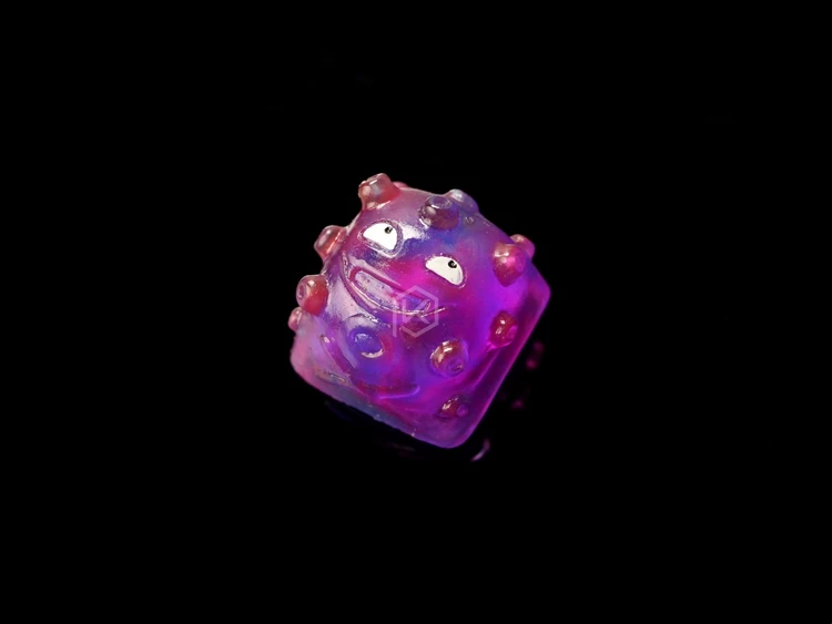 Bob ручной работы смолы koffing artisan keycaps для mx stem механические клавиатуры пожалуйста, прочитайте текст ниже и купите его через ссылку