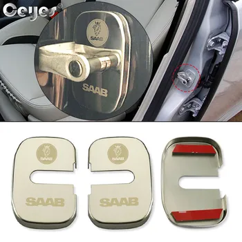 

Ceyes Door Lock Covers Accessories Car Styling Case For Saab 9000 900 428 03-10 9-3 9-5 93 95 2003 2012 Auto Protection Stickers