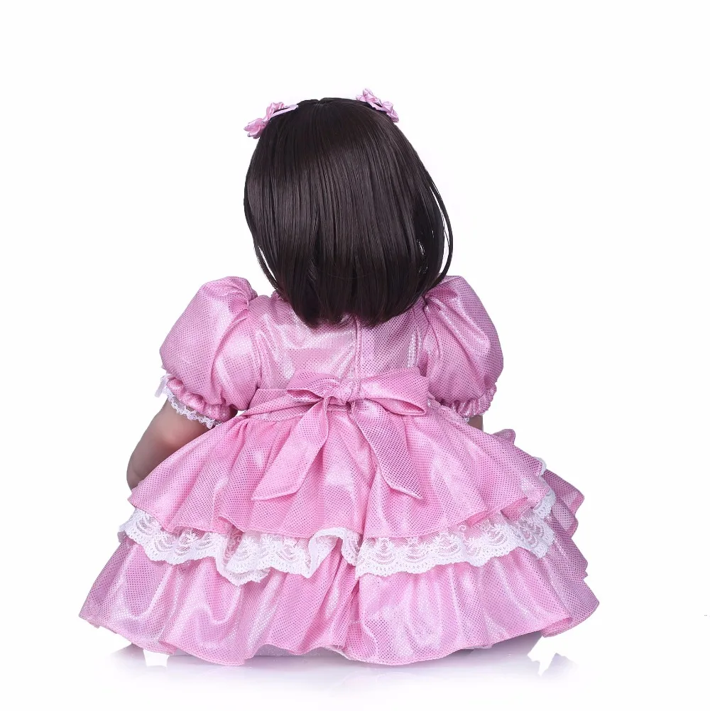 55 см силиконовые куклы Reborn Baby Princess детские виниловые рождественские подарки