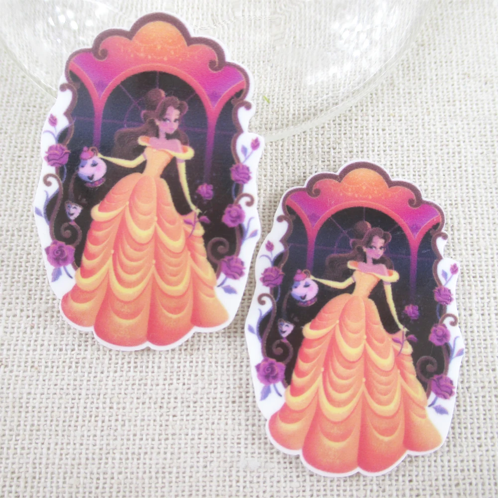 

David accessories Cartoon girl flat back planar resin diy decoration crafts accessories 5pieces,DIY handmade materials, 5Yc620