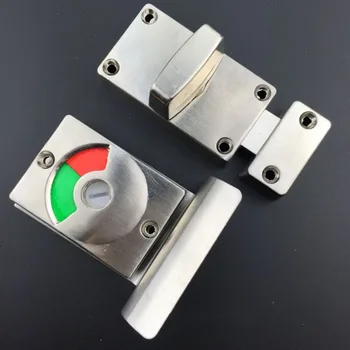 

1.2-1.8CM thick Bathroom door lock with handle Zinc alloy latch