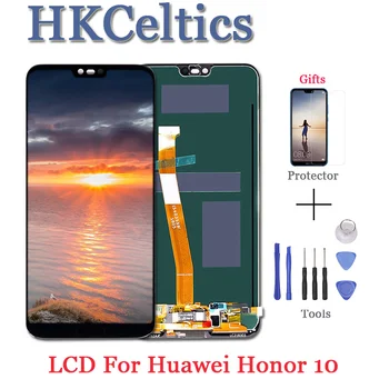 

With fingerprint 5.8 inch Display For Huawei Honor 10 honor10 LCD +Touch Screen Tested Digitizer Assembly Replacement Parts