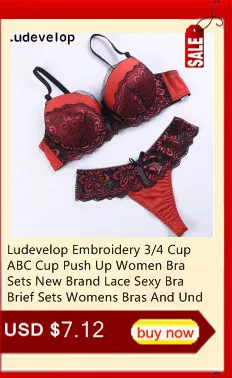 Ludevelop пикантные Кружево Push Up Bra белье Для женщин Нижнее Бельё для девочек Нижнее бельё Вышивка цветочный черный, белый, розовый цвет плюс Размеры Бюстгальтеры для женщин