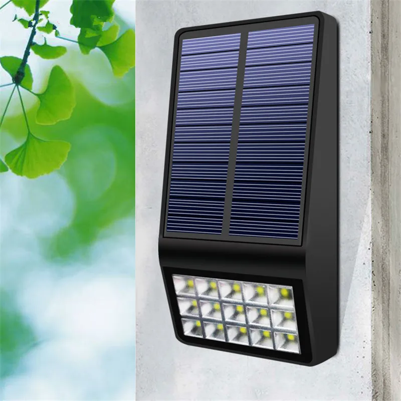 

15 LEDs Solar Wall Light Radar Motion Sensor Led Light Microwave Induction Waterproof IP65 Outdoor Solar Garden Lamp