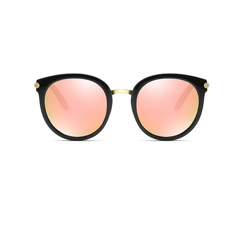tide network red polarized sunglasses Round face vintage sunglasses female