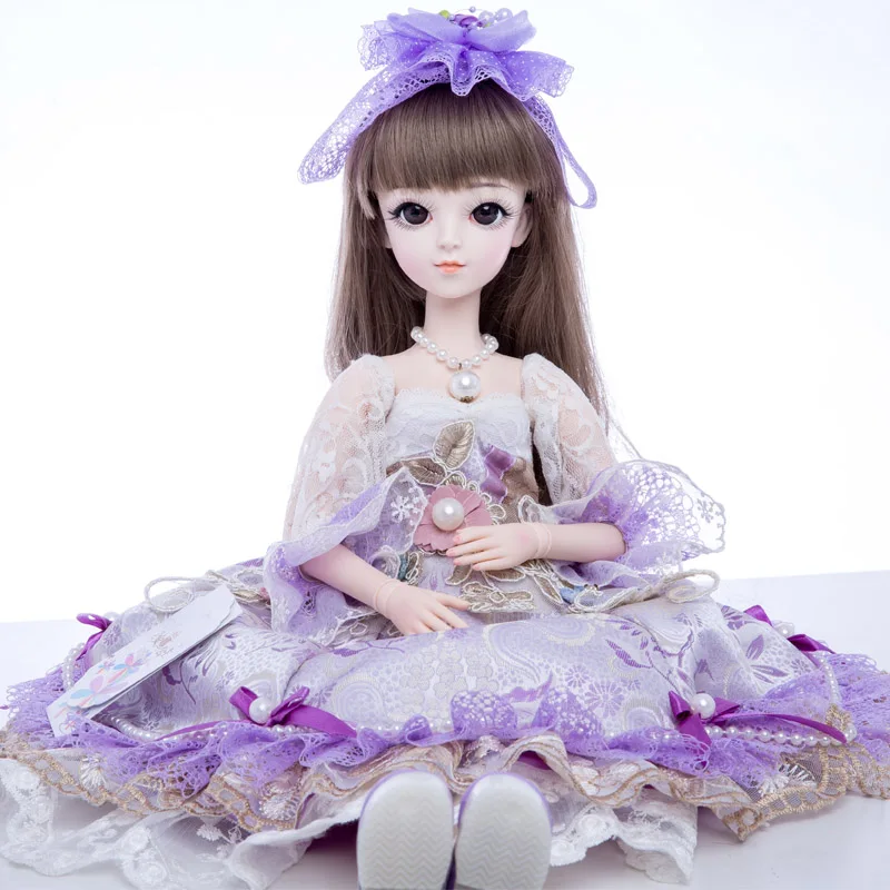 Принцесса Анна 1/3 60 см BJD кукла Сделай Сам модный парик одета принцесса девочка