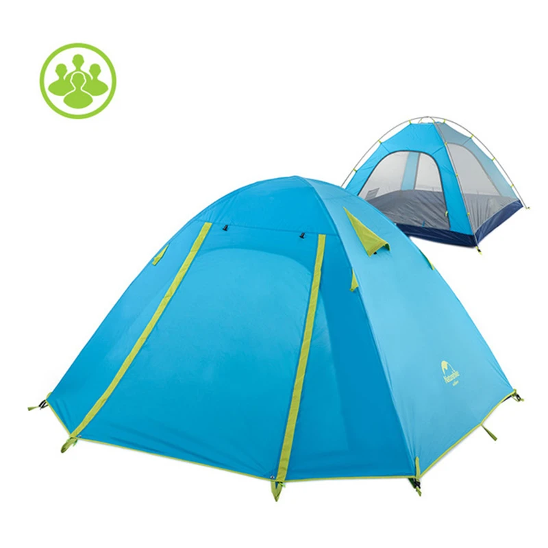Ultralight Portable Outdoor 3-4 Person Large Hiking Camping Tent Nylon Waterproof Travelling Tents Shelter Camping Equipment (3)_
