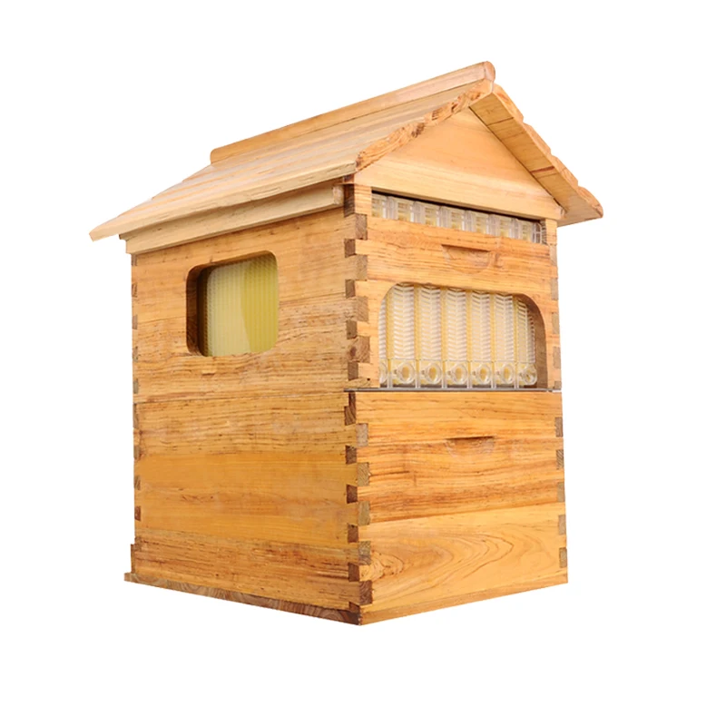 Free ship font b smart b font automatic beehive honey flow hive for honey bee hive
