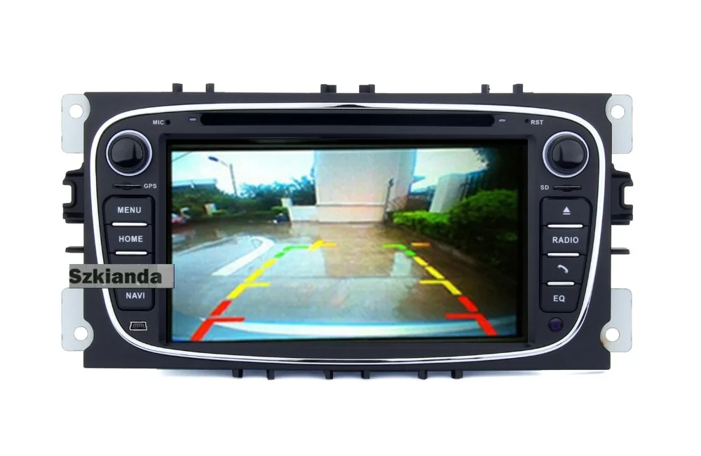 Perfect 7inch Android 8.0 2Din Car DVD Player For FORD Focus DVD MaAX Mondeo Radio 2Din With 4G Wifi GPS Navi Radio free Map+DVR 24