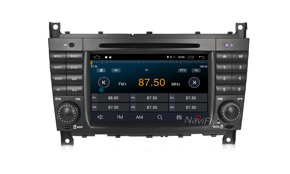 Excellent Navifly 7" 2din Android 7.1 Car GPS dvd player for Mercedes/Benz W203 W209 C-Class C180 C200 CLK200 2G RAM canbus WIFI 13