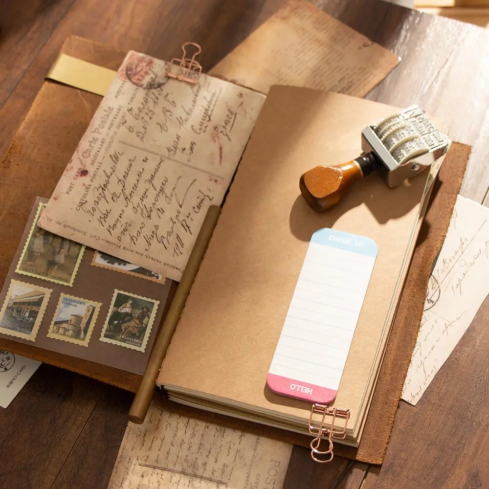 Tanie Podróżnik notatnik podróżnik skórzany pamiętnik ręcznie zeszyt dziennik skóra bydlęca szkoła vintage stacjonarne a5 a6 a7 mini
